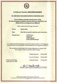 EC DESIGN CERTIFICATE